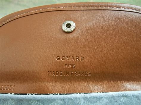 goyard wallet serial nu|Goyard bag serial number.